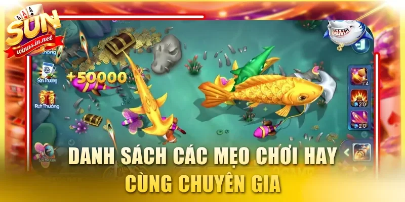 Danh sách các mẹo chơi hay cùng chuyên gia
