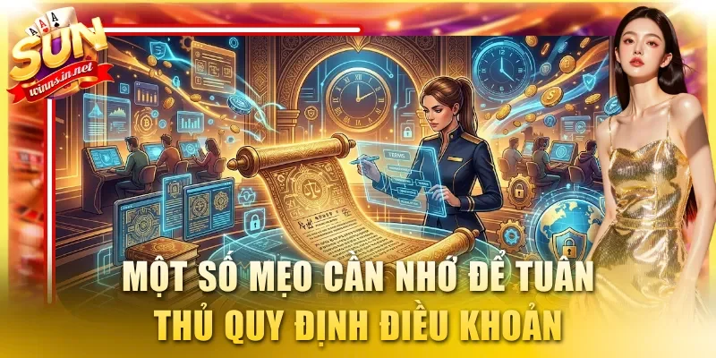 Một số mẹo cần nhớ để tuân thủ quy định điều khoản