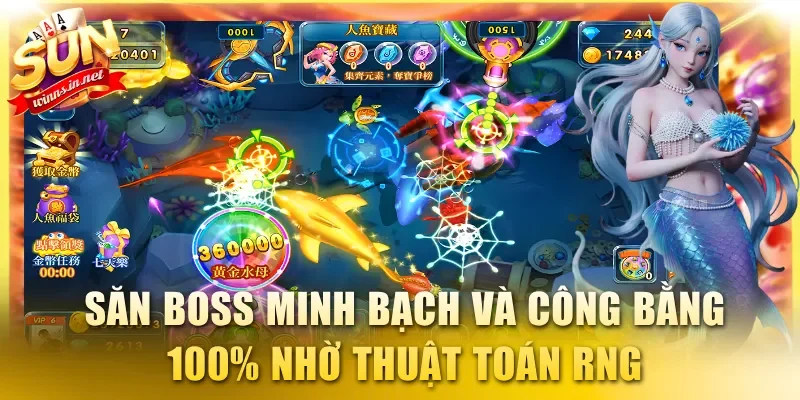Săn boss minh bạch và công bằng 100% nhờ thuật toán RNG