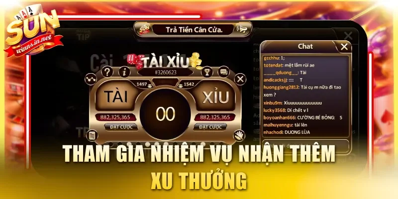 Tham gia nhiệm vụ nhận thêm xu thưởng